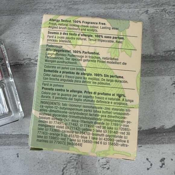 CLINIQUE Blushing Blush Powder Plush 01 PATCHWORK PINK .21 oz 6 g New - Picture 3 of 4